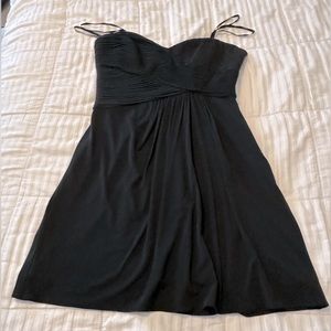 BCBG MAXAZRIA Sweetheart Black Strapless Mini Dress